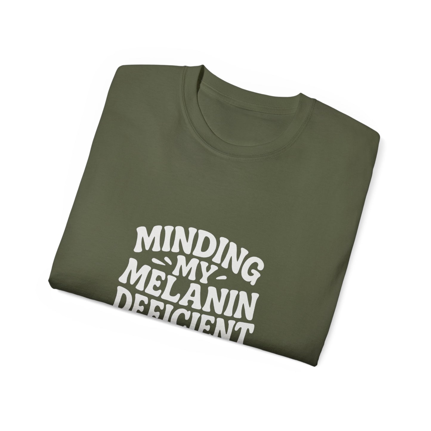 Minding My Melanin Deficient Business Tee