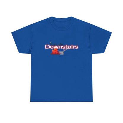 Please Transition Downstairs 2023 Unisex Heavy Cotton Tee