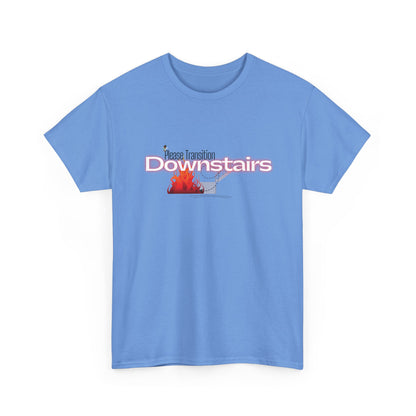 Please Transition Downstairs 2023 Unisex Heavy Cotton Tee