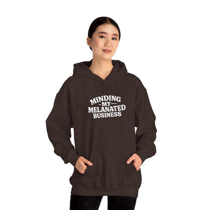 Minding My Melanated Business Everyday Casual Hoodie