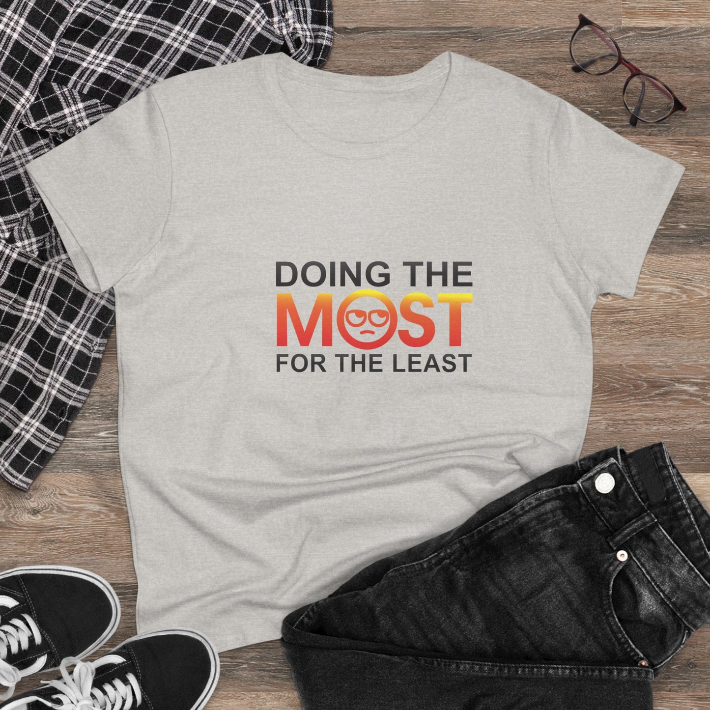 Women's Doing The Most Midweight Cotton Tee