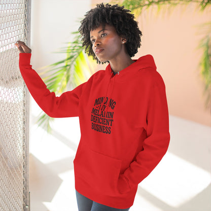 "Minding My Melanin Deficient Business" Graphic Pullover