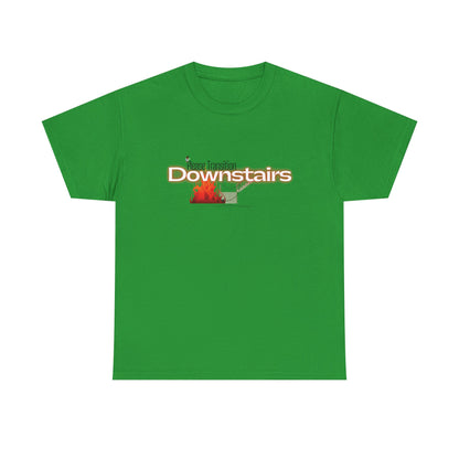 Please Transition Downstairs 2023 Unisex Heavy Cotton Tee