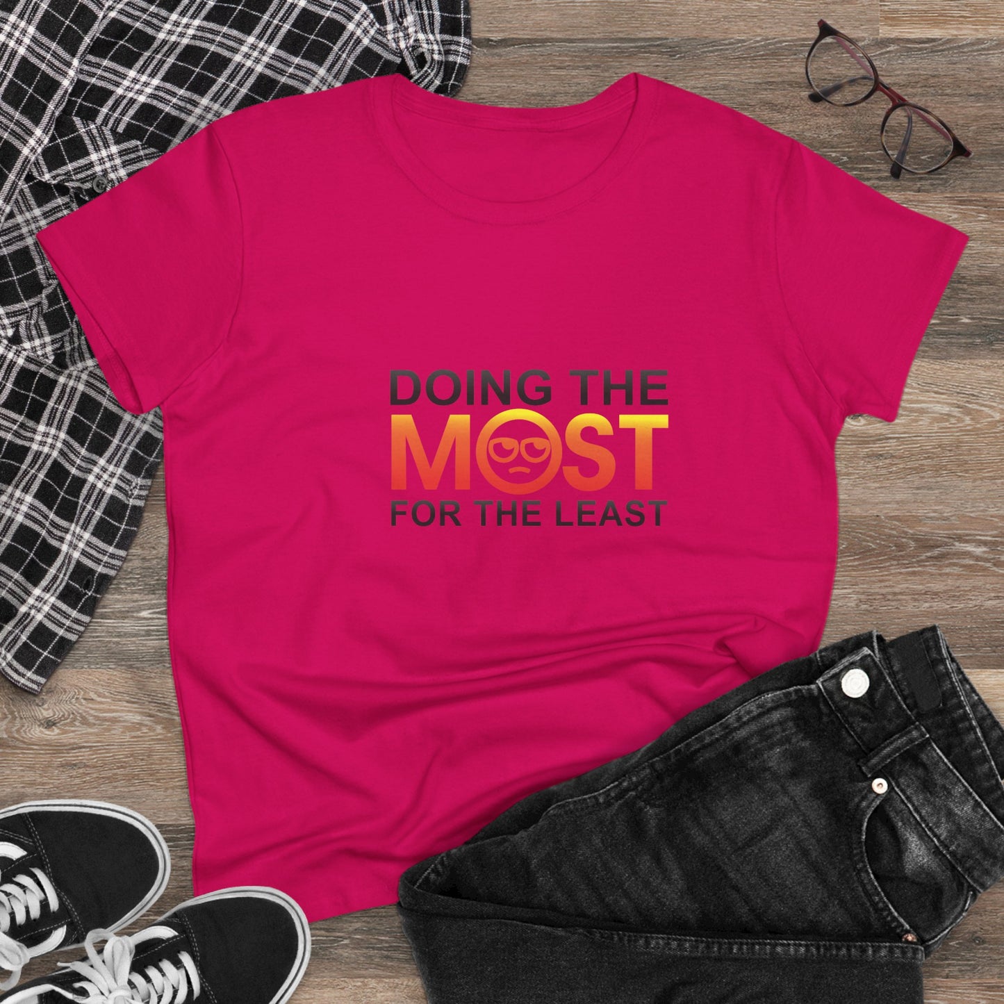 Women's Doing The Most Midweight Cotton Tee