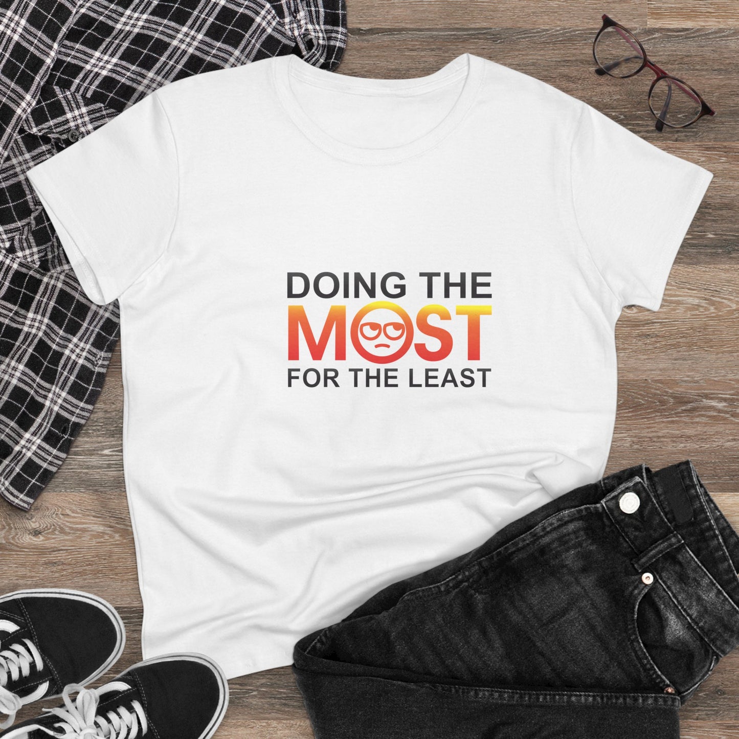 Women's Doing The Most Midweight Cotton Tee