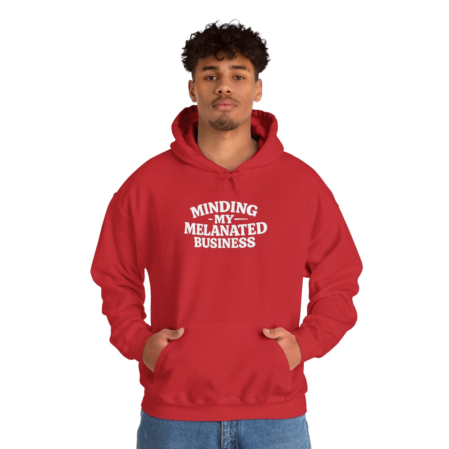 Minding My Melanated Business Everyday Casual Hoodie
