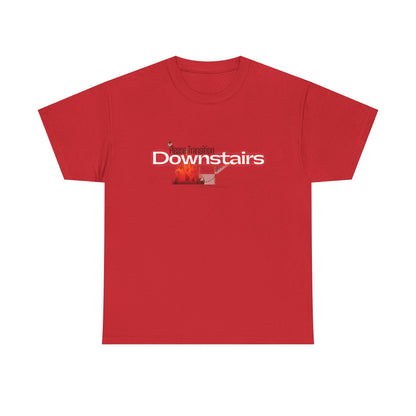 Please Transition Downstairs 2023 Unisex Heavy Cotton Tee
