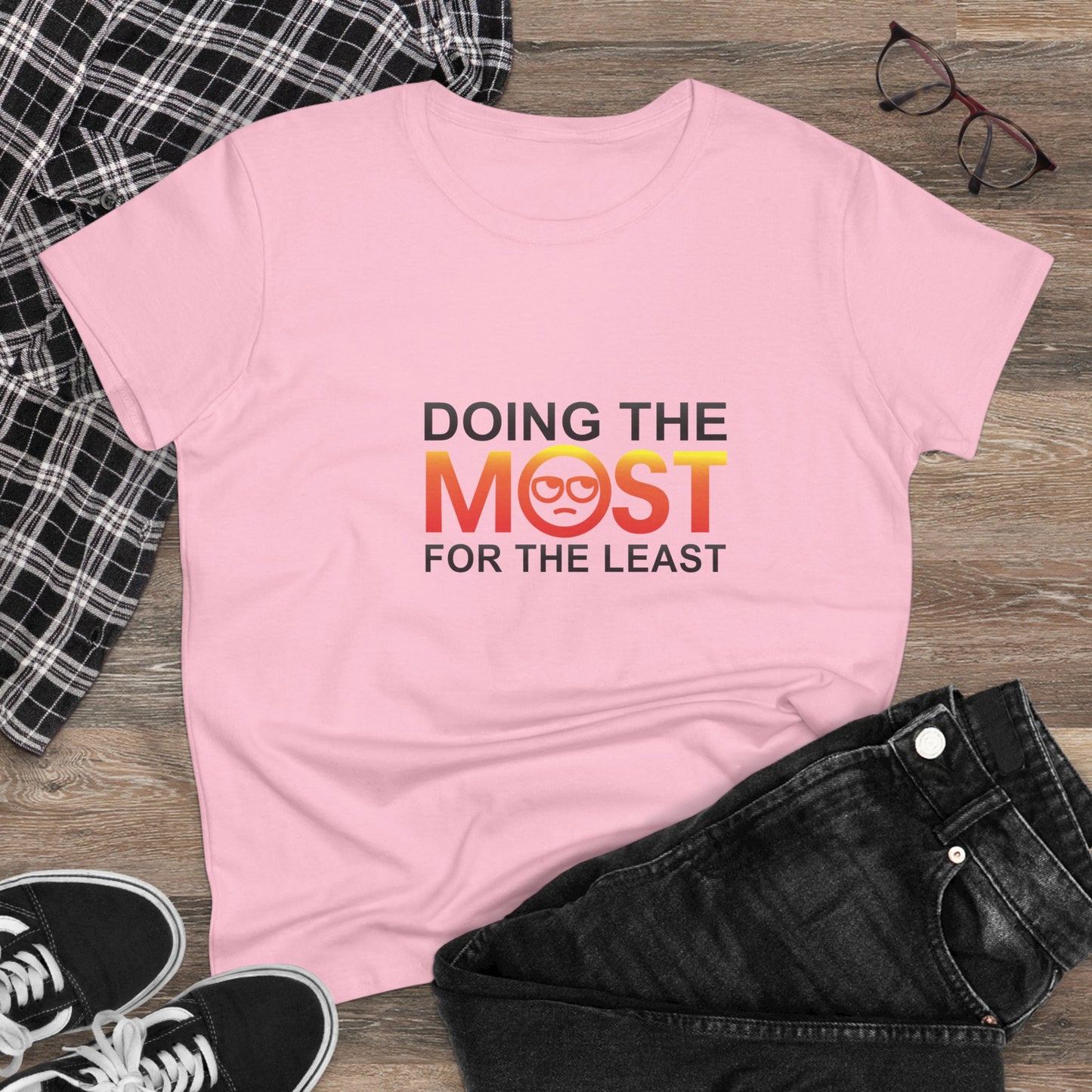 Women's Doing The Most Midweight Cotton Tee