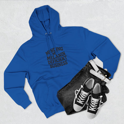 "Minding My Melanin Deficient Business" Graphic Pullover