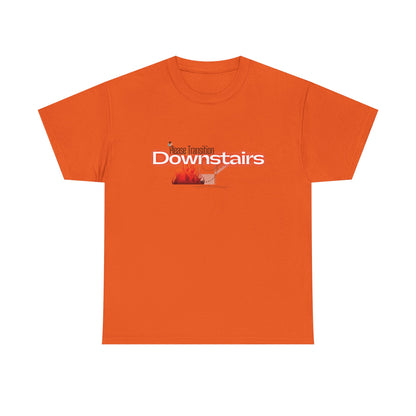 Please Transition Downstairs 2023 Unisex Heavy Cotton Tee