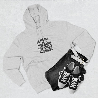 "Minding My Melanin Deficient Business" Graphic Pullover