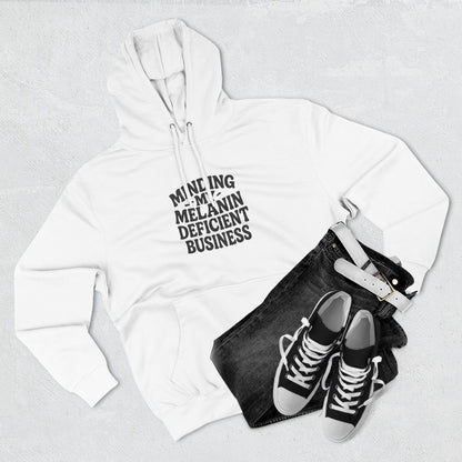 "Minding My Melanin Deficient Business" Graphic Pullover