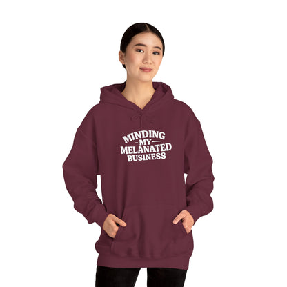 Minding My Melanated Business Everyday Casual Hoodie