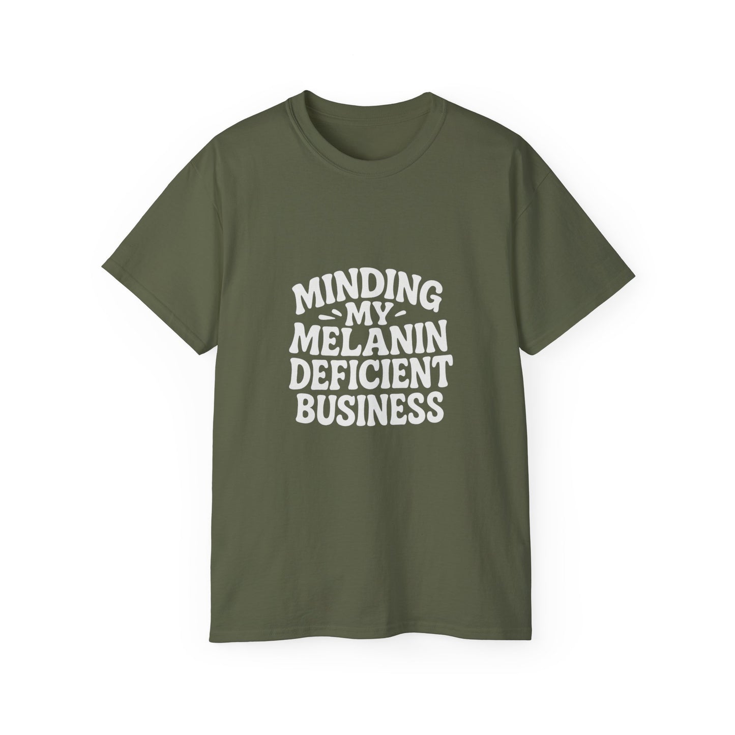 Minding My Melanin Deficient Business Tee