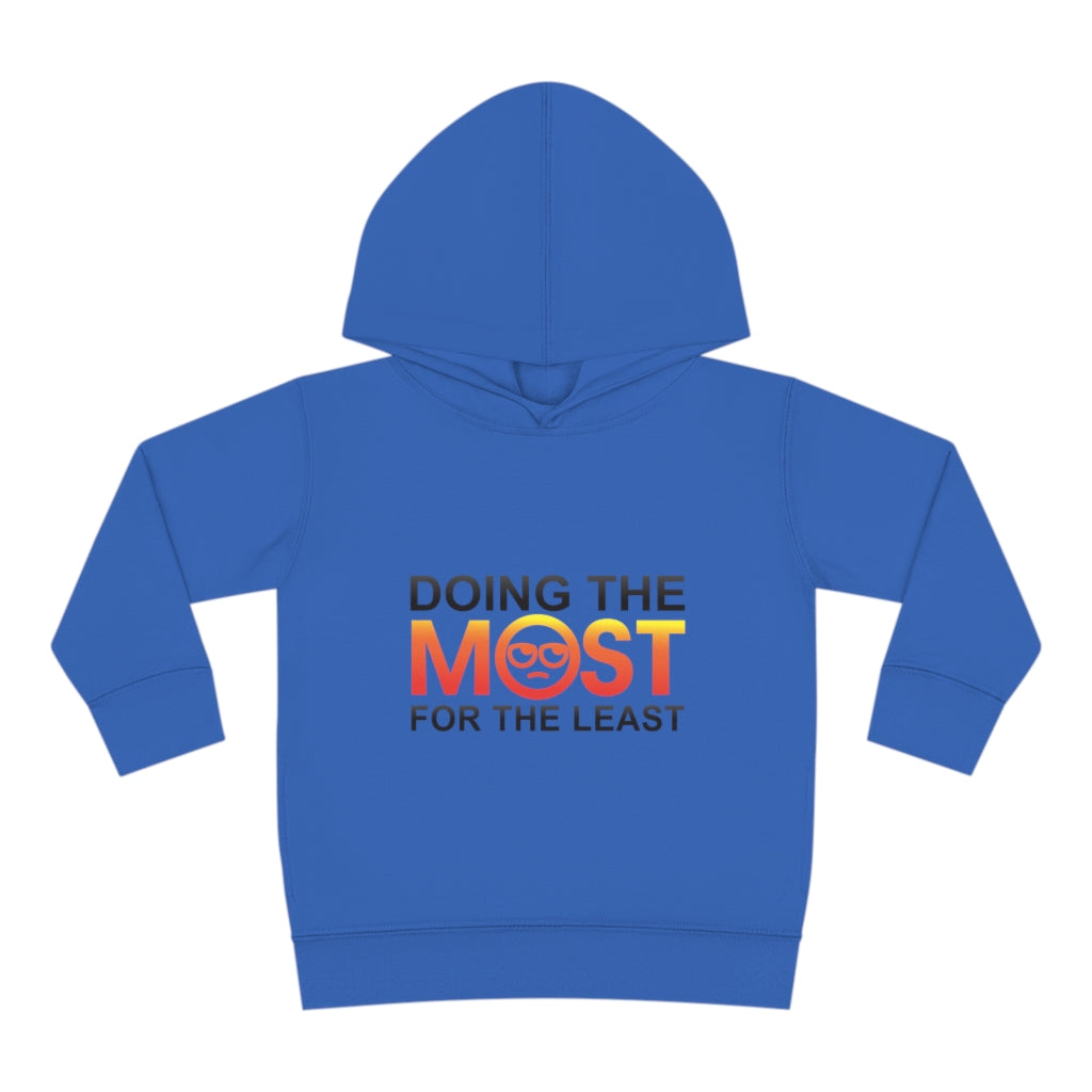 Doing the MOST Toddler Pullover Fleece Hoodie