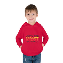 Load image into Gallery viewer, Doing the MOST Toddler Pullover Fleece Hoodie
